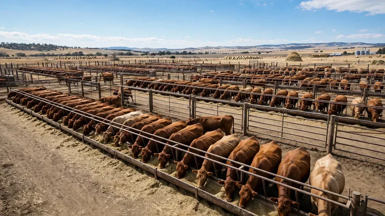 Cattle Feedlot Stocking Density Space
