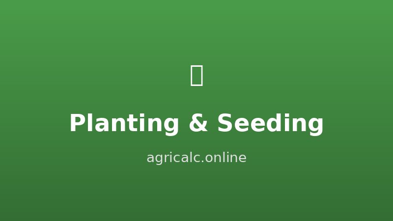 Wheat Seeding Rate Calculator: Adjusting for Region, Soil, and Variety | Farm Tools Blog